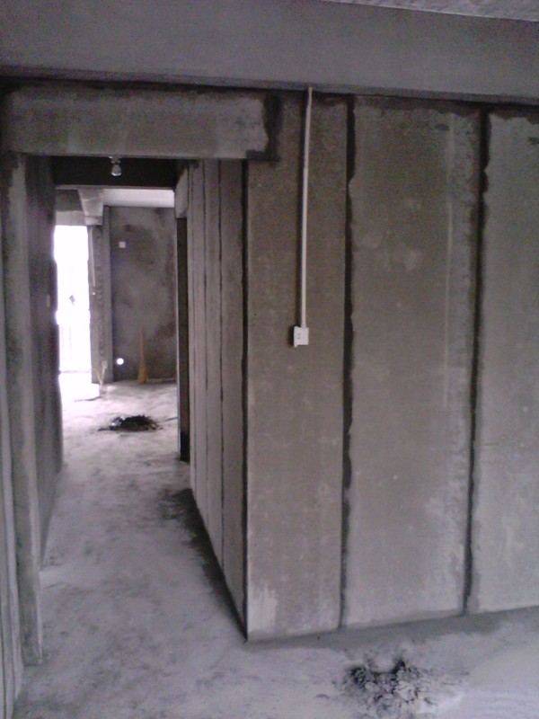 高鐵國際大酒店內(nèi)部安裝輕質(zhì)隔墻板展示圖一