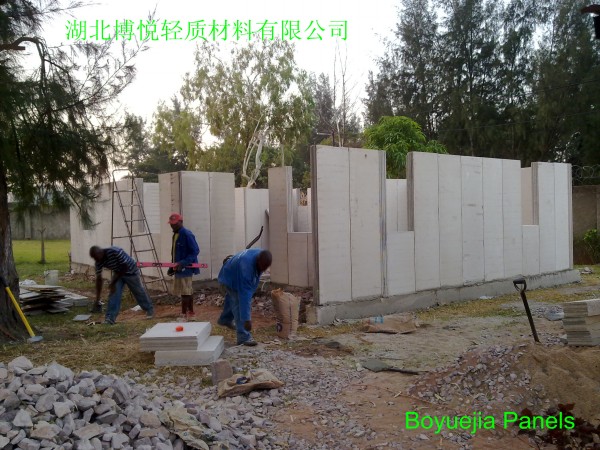 莫桑比克輕質隔墻板樣品房